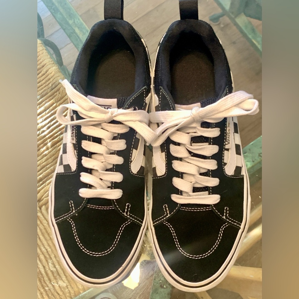 Vans Off the Wall” Old Skool Primary Check Shoe size 8 Men/Women 9.5